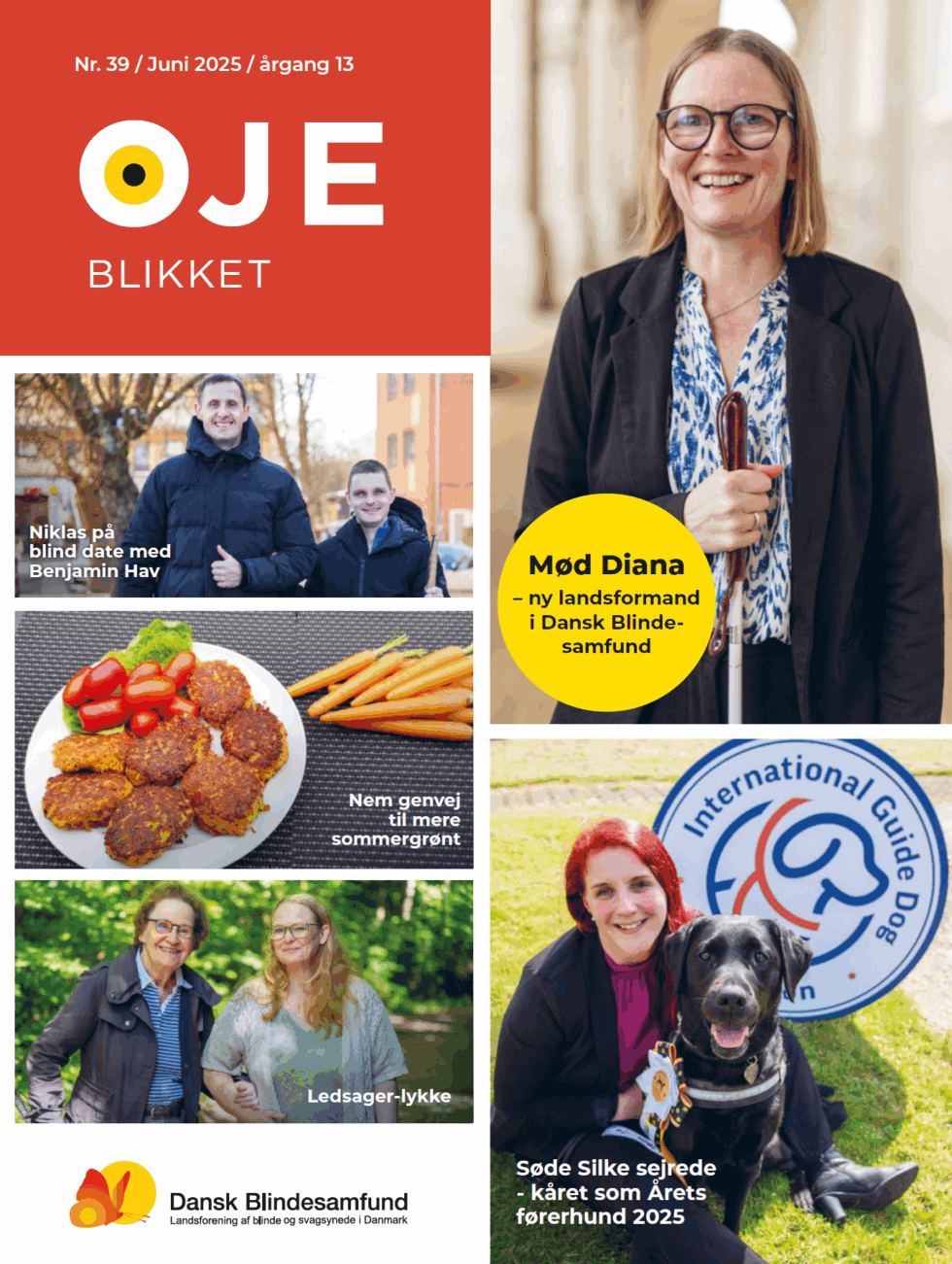Forsiden af Øjeblikket nr 39, juni 2025
