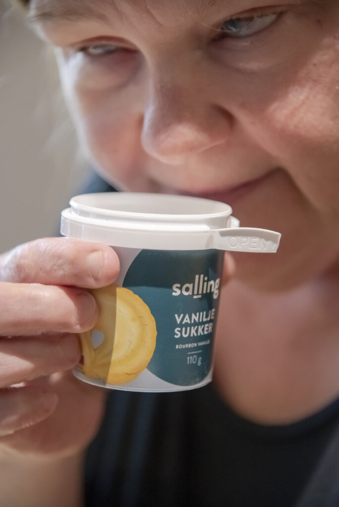 Lene dufter til vaniljesukkeret