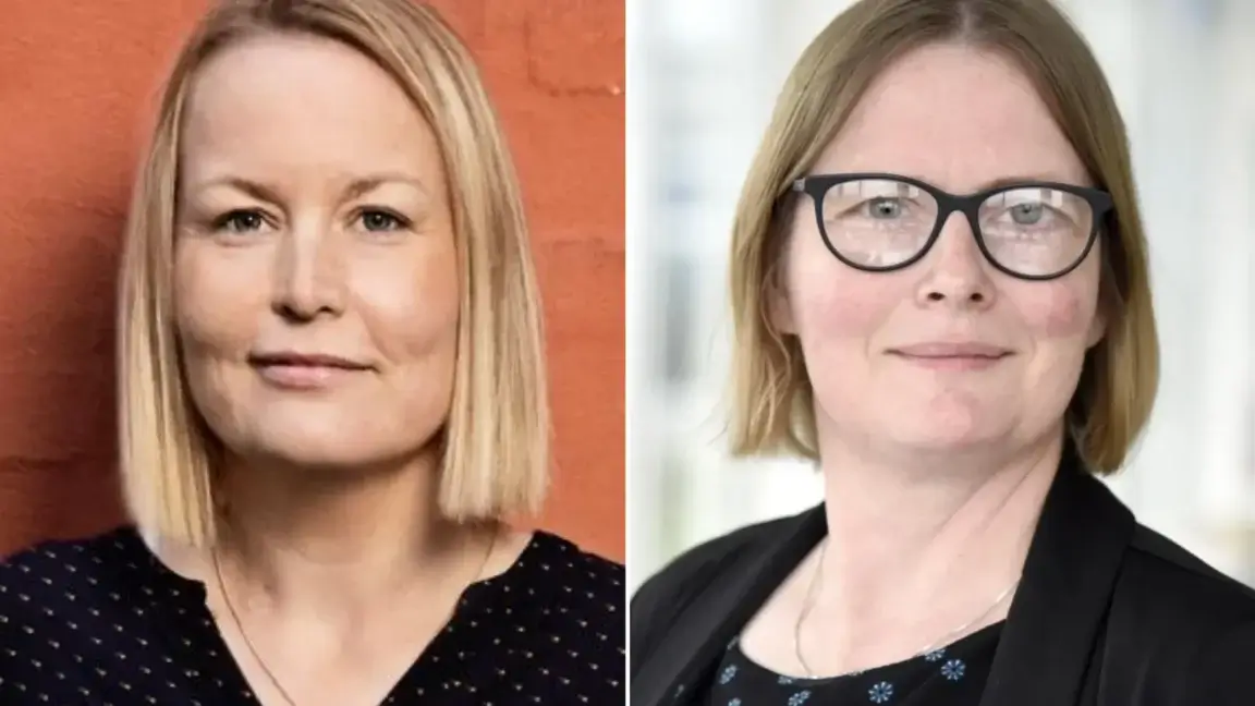 Signe Færch og Diana Stentoft. | Foto: Dansk Socialrådgiverforening/Dansk Blindesamfund.