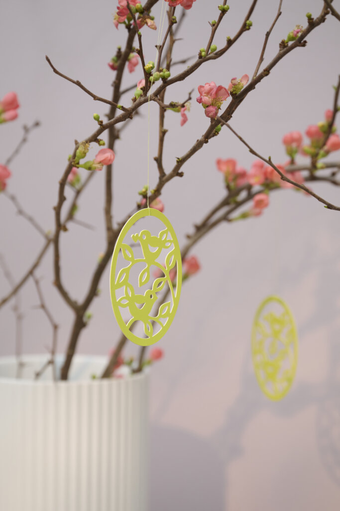 Kirseb&aelig;rgren hvor pynten h&aelig;nger p&aring;